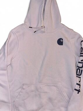 Carhartt Light Pink/purple Logo Hoodie